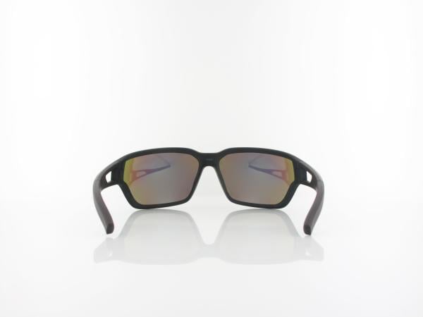 Brilando | Premium Sport M2480 67 | schwarz matt / gr&uuml;n grau gr&uuml;n verspiegelt