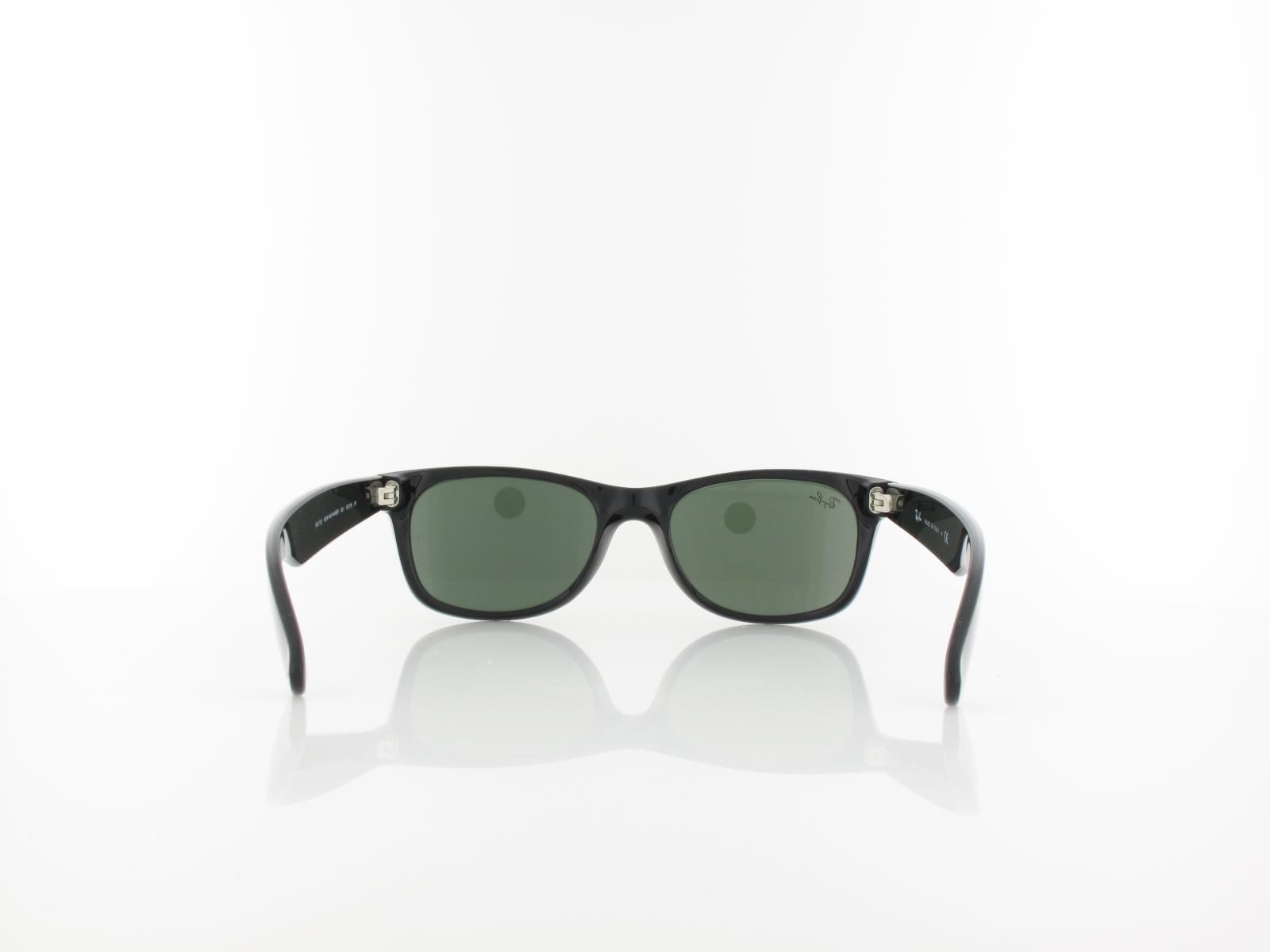 Ray Ban | New Wayfarer RB2132 901 52 | polished black / green
