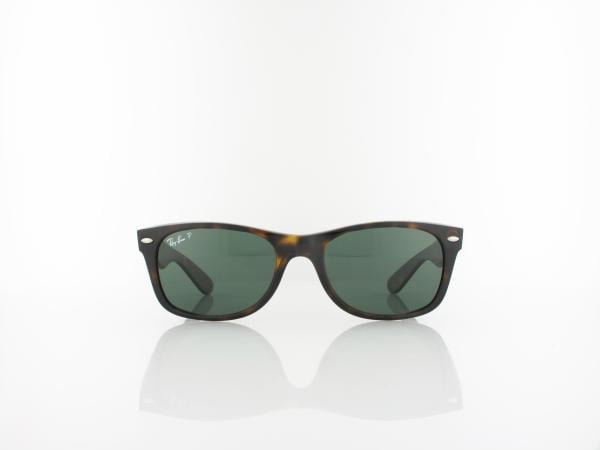 Ray Ban | New Wayfarer RB2132 902/58 52 | tortoise / crystal green polarized