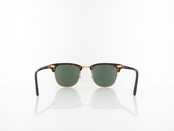 Ray Ban | Clubmaster RB3016 W0366 49 | mock tortoise arista / crystal green