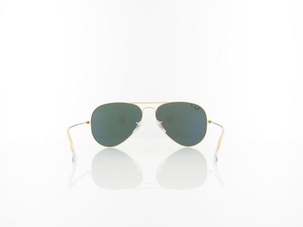 Ray Ban | Aviator Large Metal RB3025 001/58 58 | arista / crystal green pol