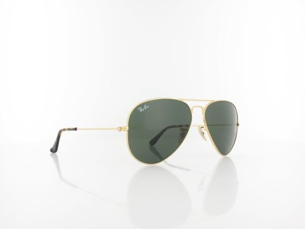 Ray Ban | Aviator Large Metal RB3025 181 58 | gold / crystal green