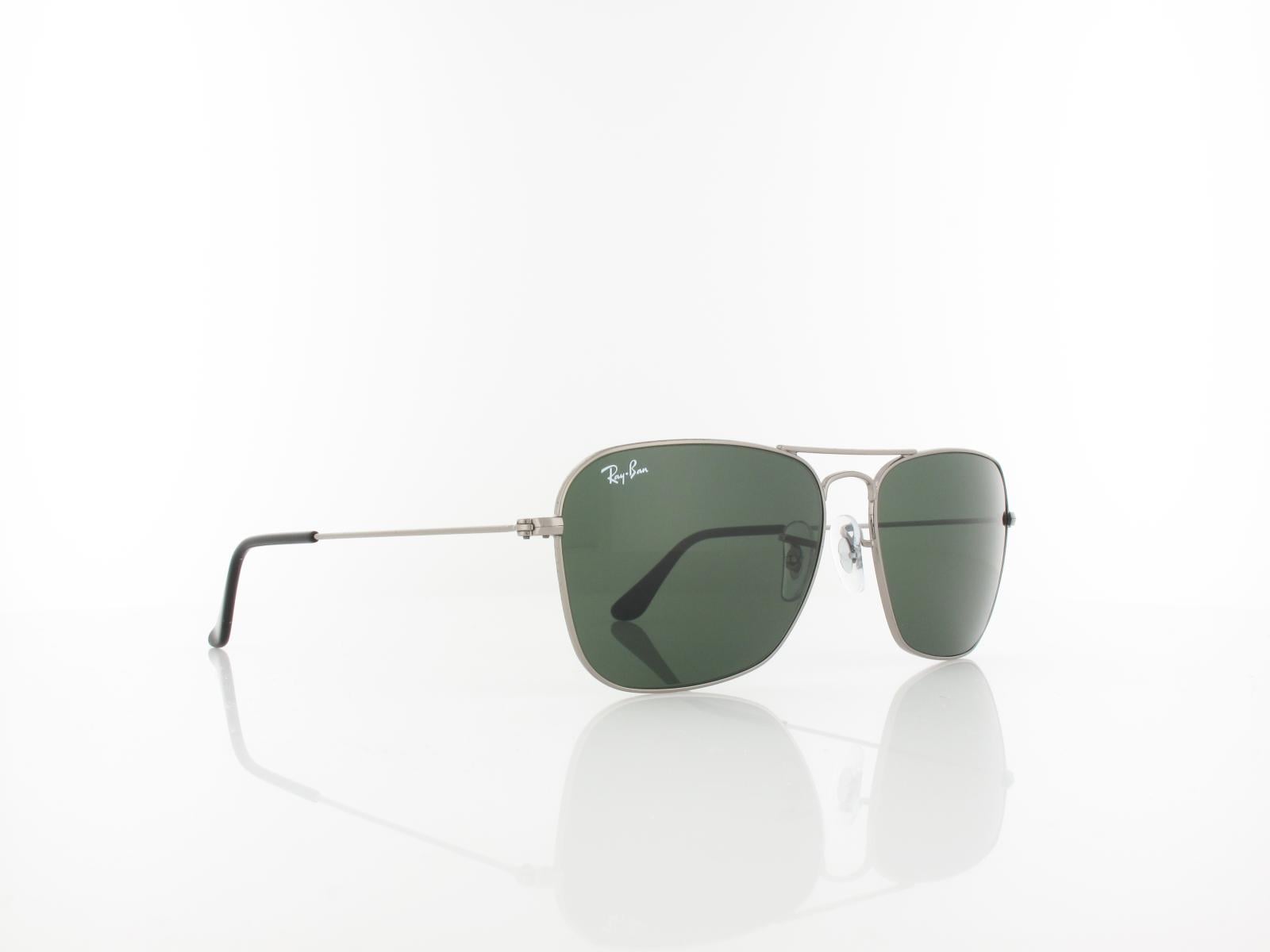 Ray Ban | Caravan RB3136 004 58 | gunmetal / crystal green