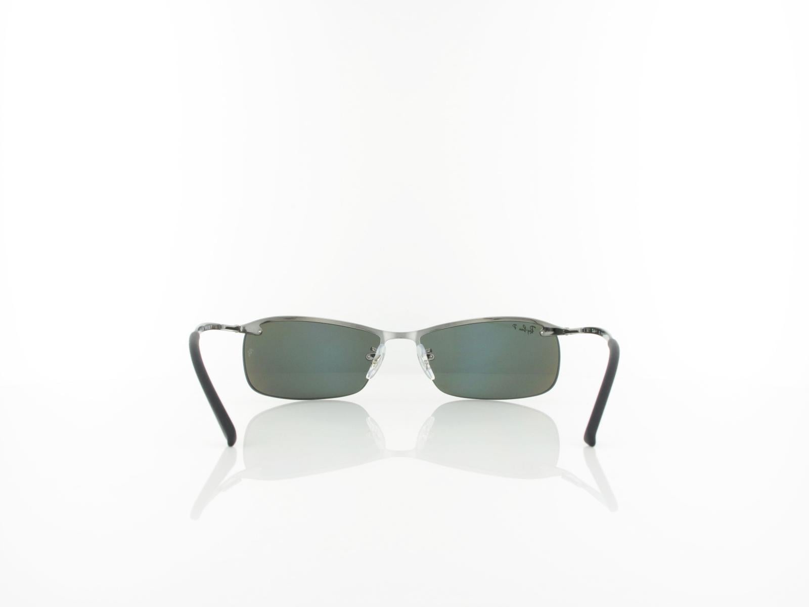 Ray Ban | Top Bar RB3183 004-9A 63 | gunmetal / polar green