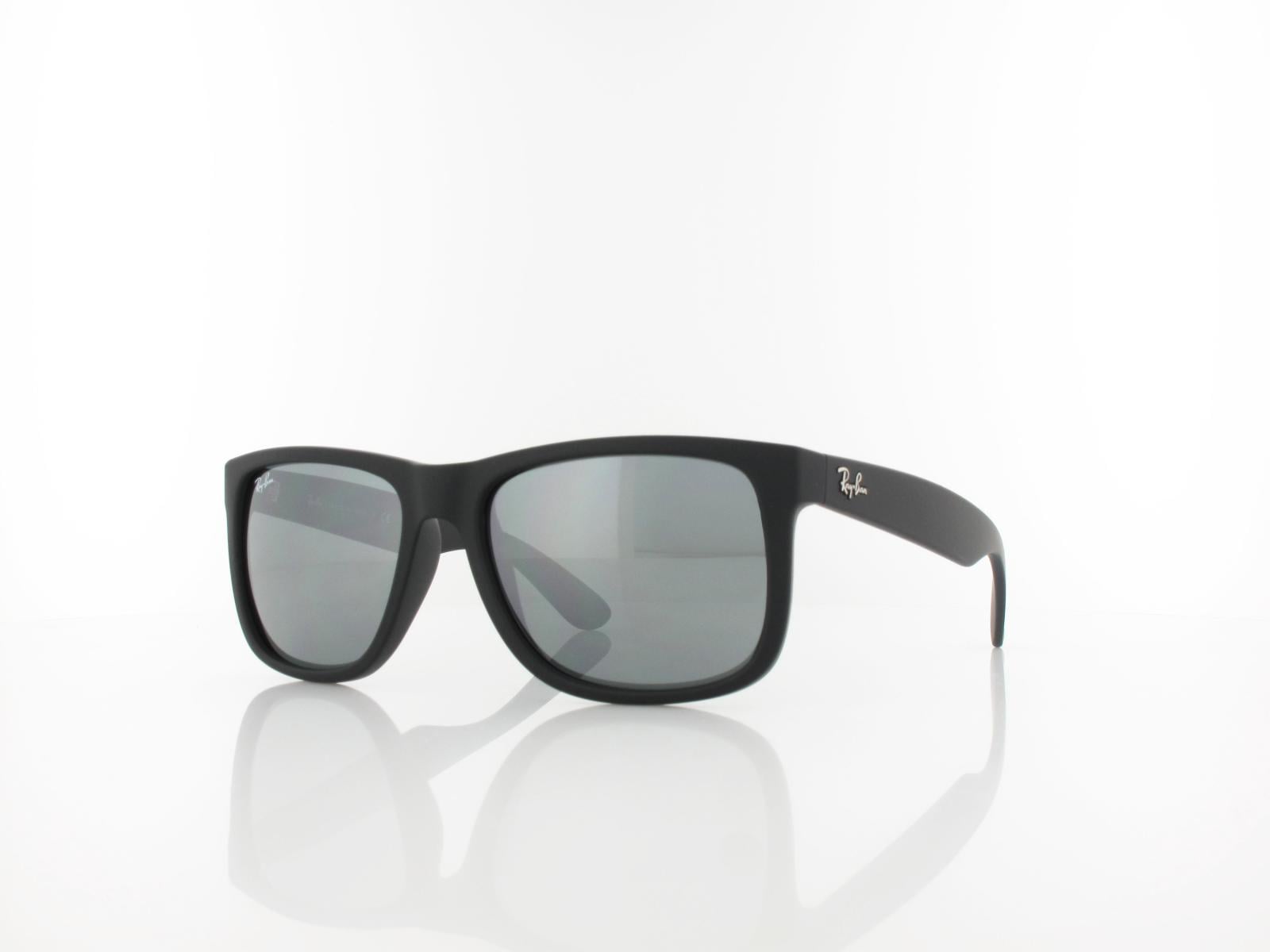 Ray Ban | Justin RB4165 622/6G 54 | rubber black / grey mirror silver