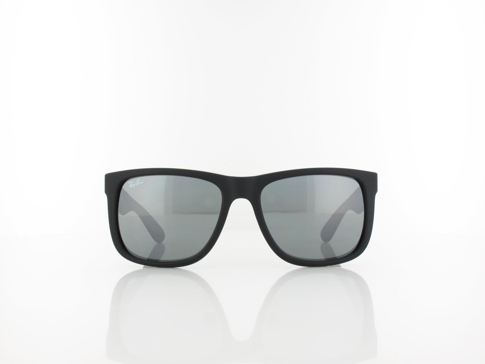 Ray Ban | Justin RB4165 622/6G 54 | rubber black / grey mirror silver