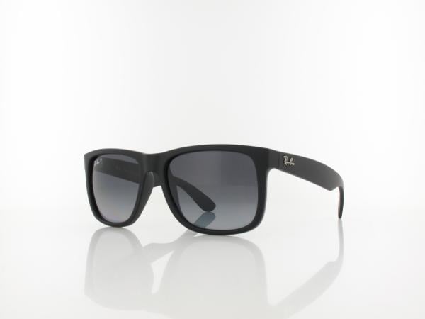 Ray Ban | Justin RB4165 622/T3 54 | black rubber / polar grey gradient