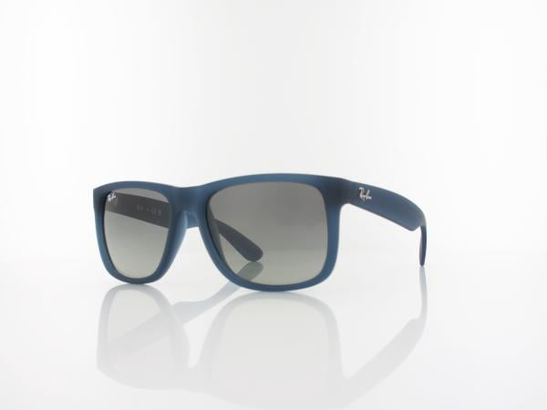 Ray Ban | Justin RB4165 681311 55 | rubber blue / grey gradient