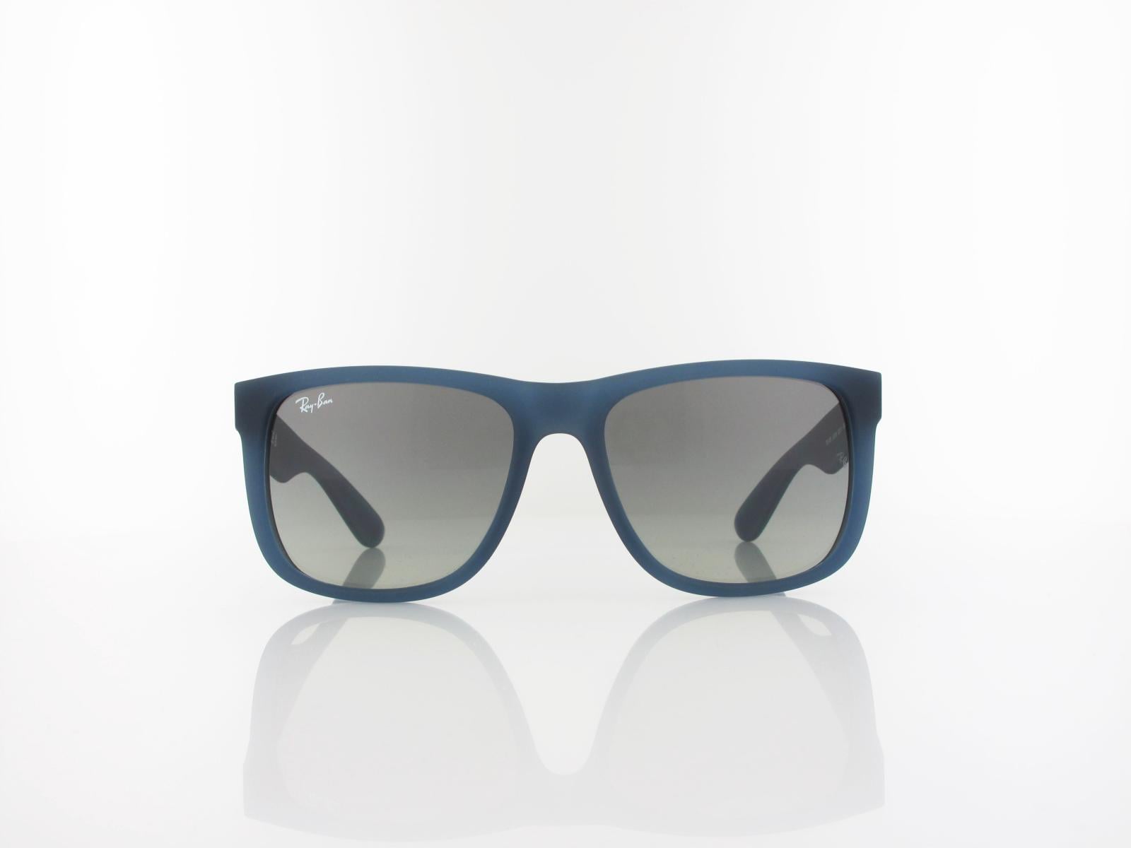 Ray Ban | Justin RB4165 681311 55 | rubber blue / grey gradient