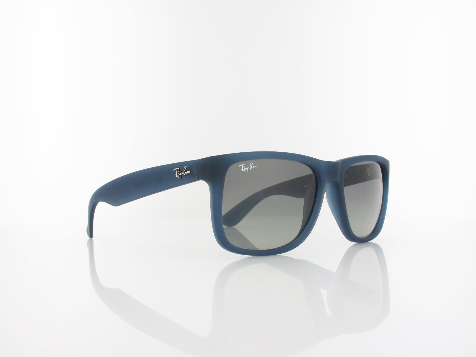 Ray Ban | Justin RB4165 681311 55 | rubber blue / grey gradient