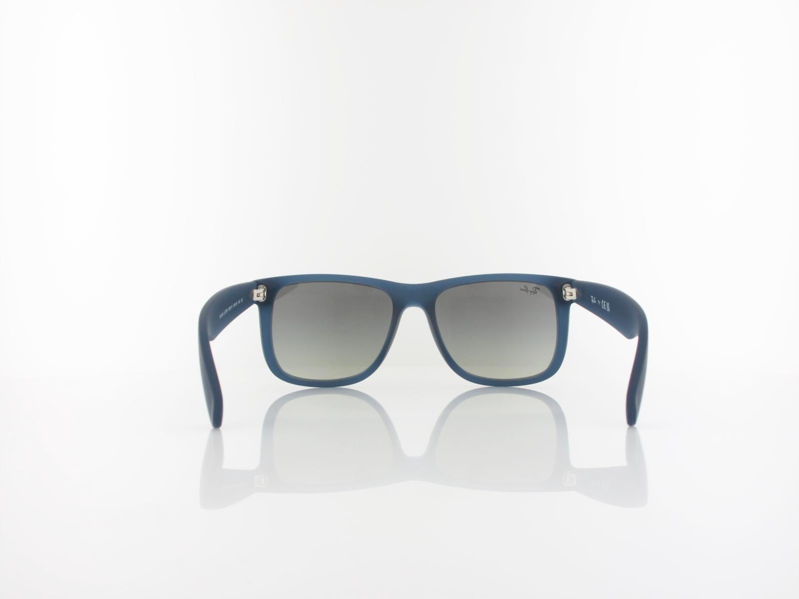 Ray Ban | Justin RB4165 681311 55 | rubber blue / grey gradient