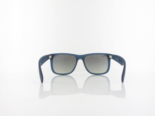 Ray Ban | Justin RB4165 681311 55 | rubber blue / grey gradient