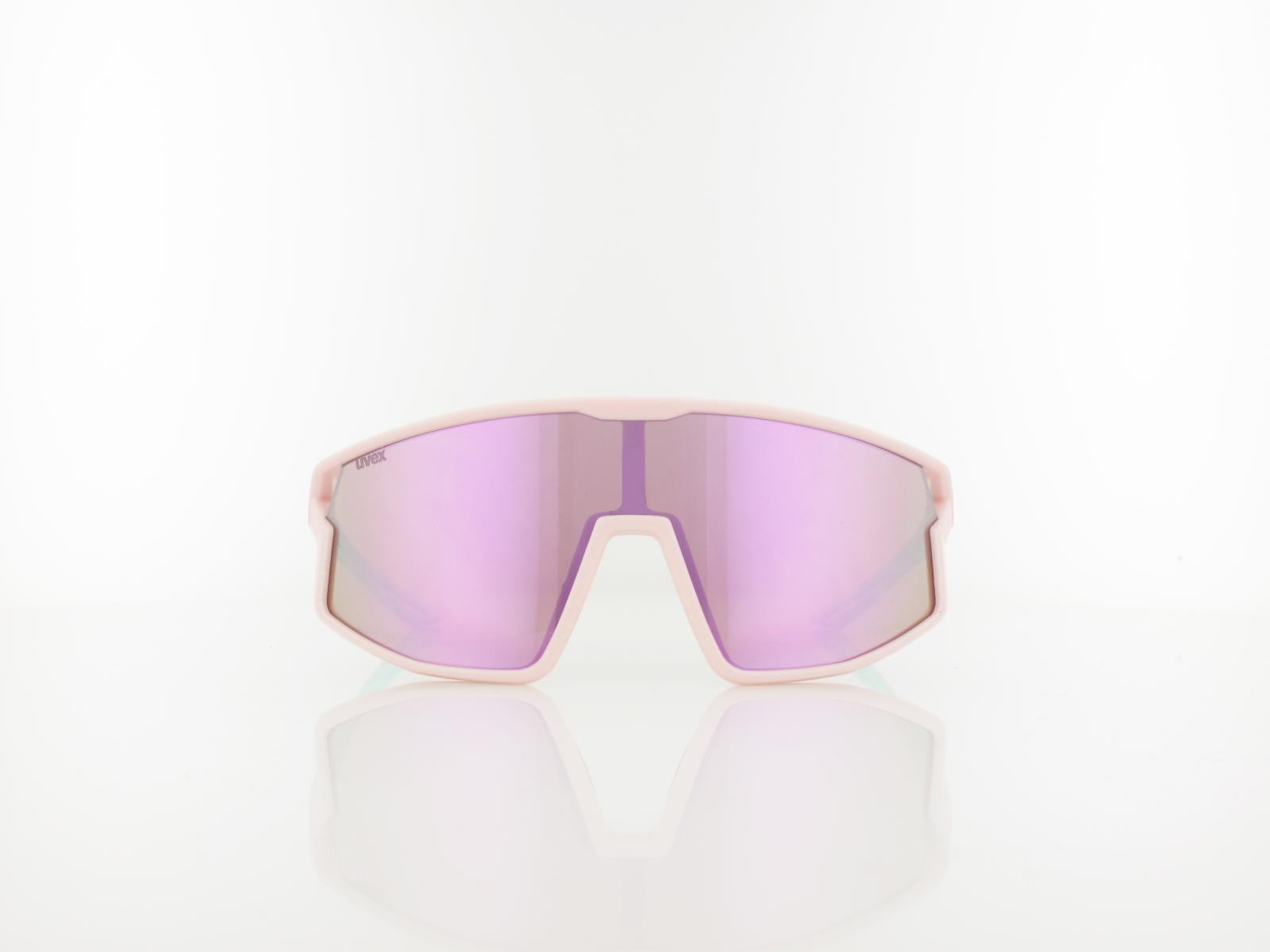 UVEX | skyryse jr. S533076 3716 125 | pink-green matt / mirror pink
