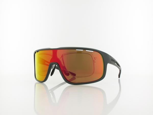 UVEX | RXs 4300 CV 7200 9054 135 | khaki matt / colorvision nature - red mirror