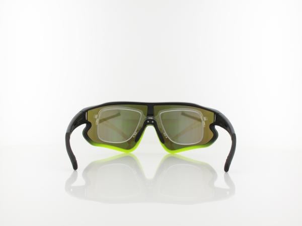 UVEX | RXs 4301 CV 1249 9055 135 | black matt yellow / colorvision nature - silver mirror