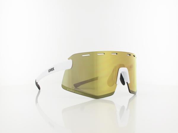 UVEX | RXs 4303 CV 2000 164 | wei&szlig; gl&auml;nzend / colorvision nature goldspiegel