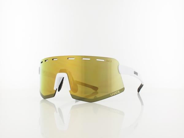 UVEX | RXs 4303 CV 2000 158 small | wei&szlig; gl&auml;nzend / colorvision nature goldspiegel