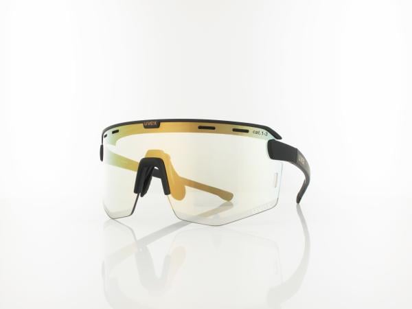 UVEX | RXs 4304 V 1200 160 | schwarz matt / variomatic colorvision nature goldspiegel