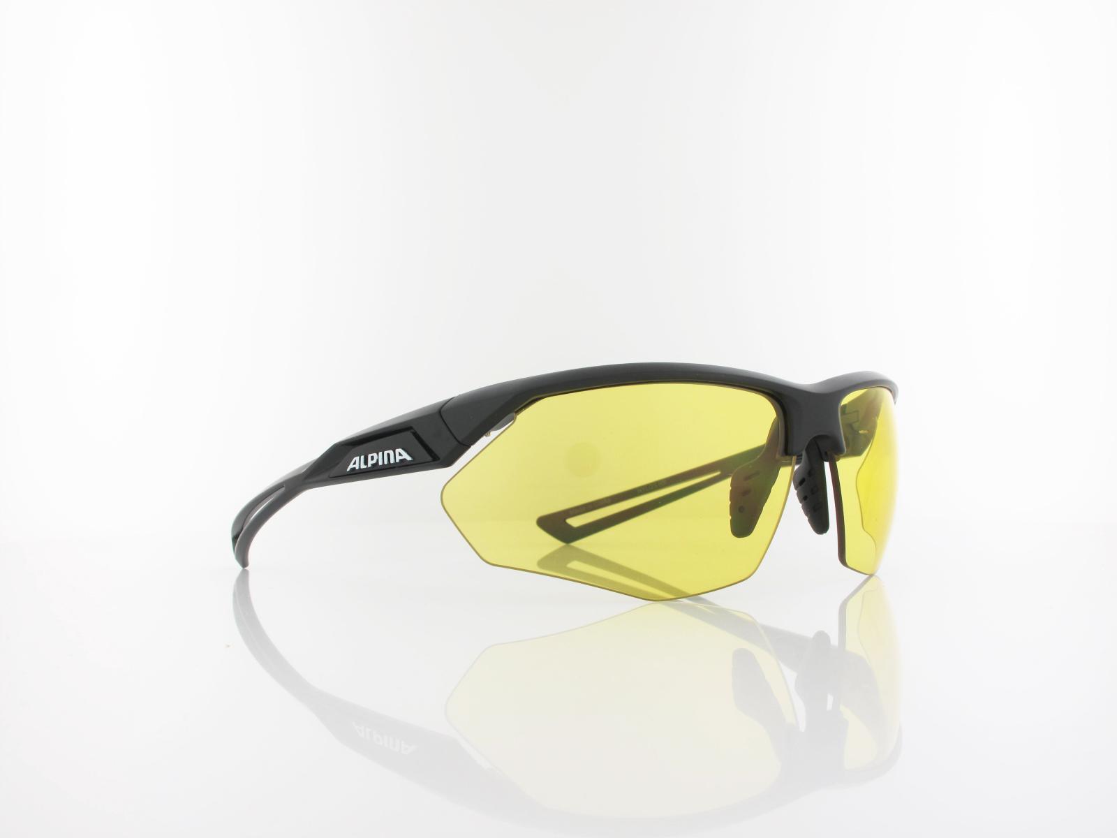 ALPINA | NYLOS HR A8635 431 72 | black matt  / yellow