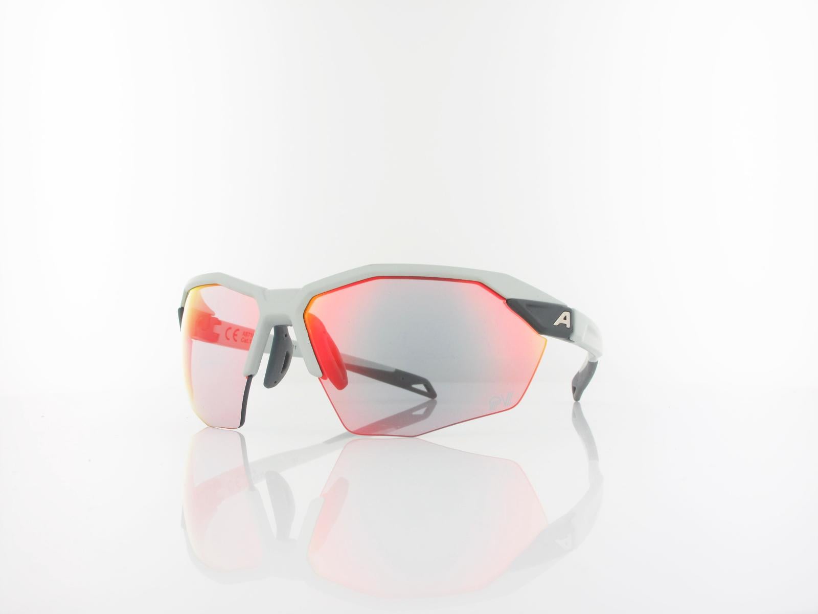 ALPINA | TWIST SIX HR QV A8718 522 70 | smoke grey matt / qv rainbow mirror