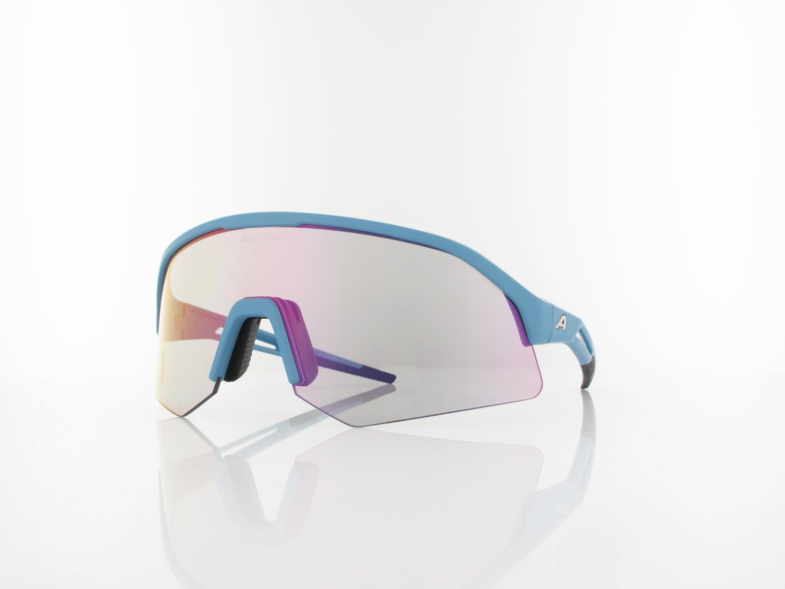 ALPINA | SONIC HR QV A8732 522 150 | smoke blue matt / qv rainbow mirror