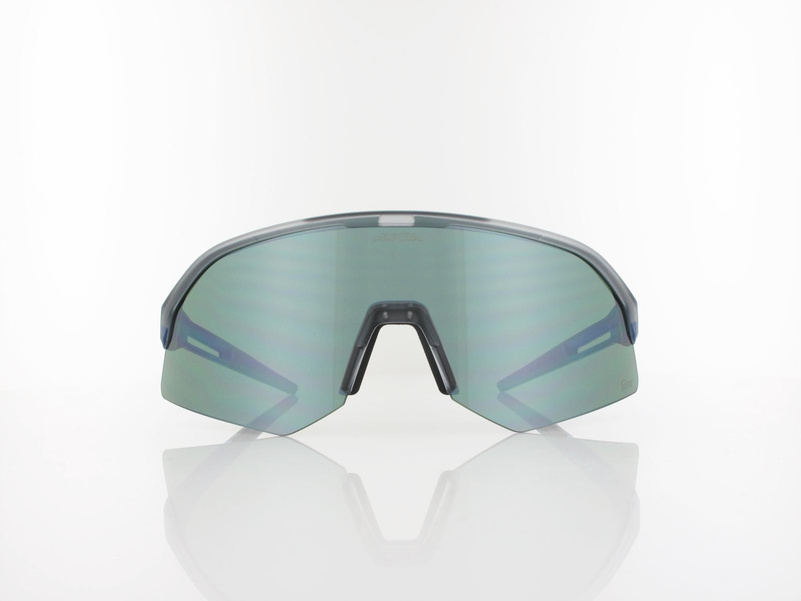 ALPINA | SONIC HR Q-LITE A8734 023 148 | midnight grey blue translucent matt / q-lite silver mirror