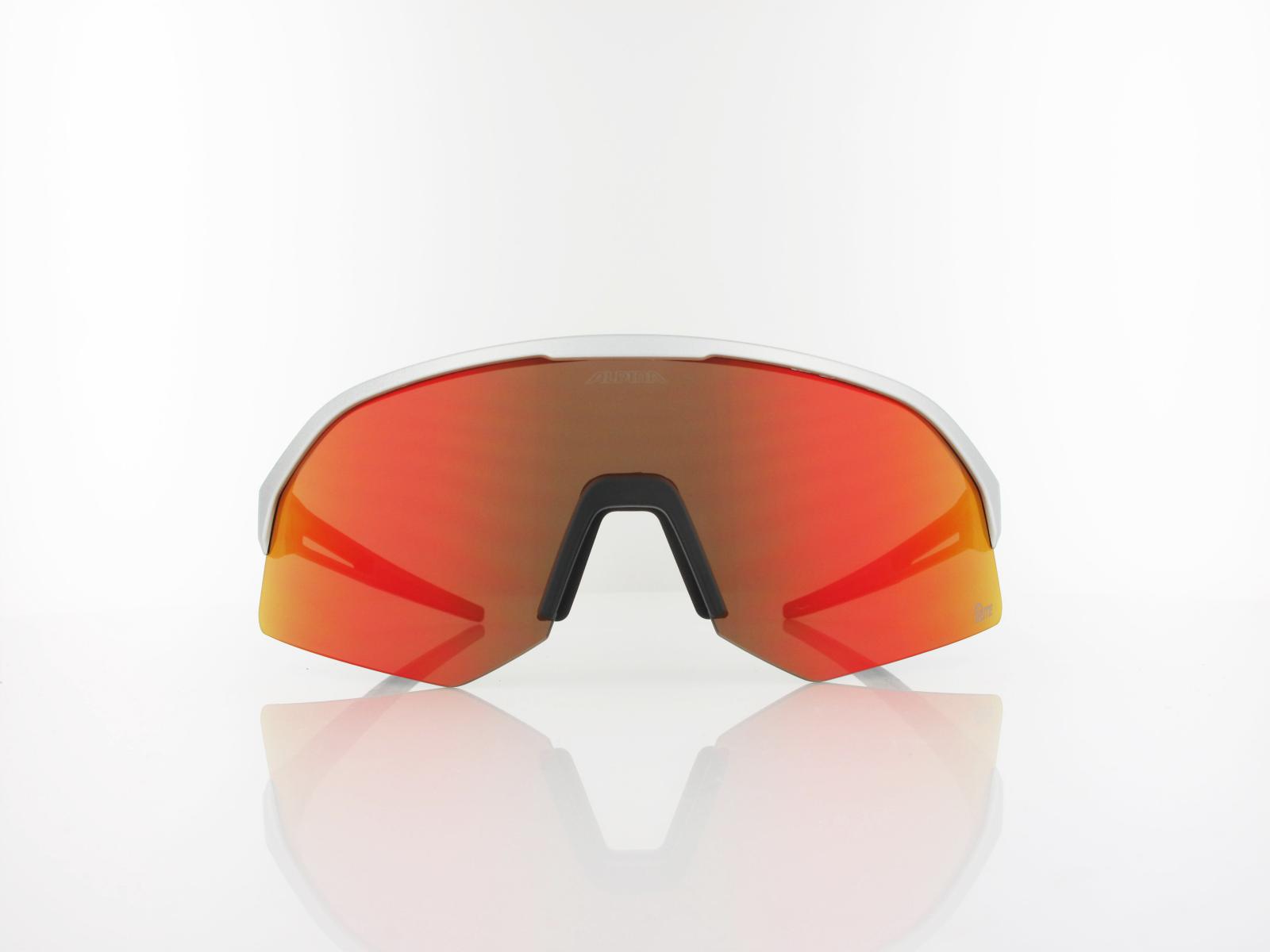 ALPINA | SONIC HR Q-LITE A8734 034 148 | aluminum matt / q-lite green - red mirror gravel
