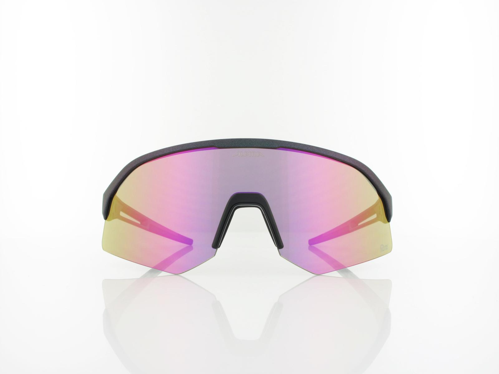 ALPINA | Sonic HR Q-LITE A8734 051 148 | black purple metallic matt / pink mirror