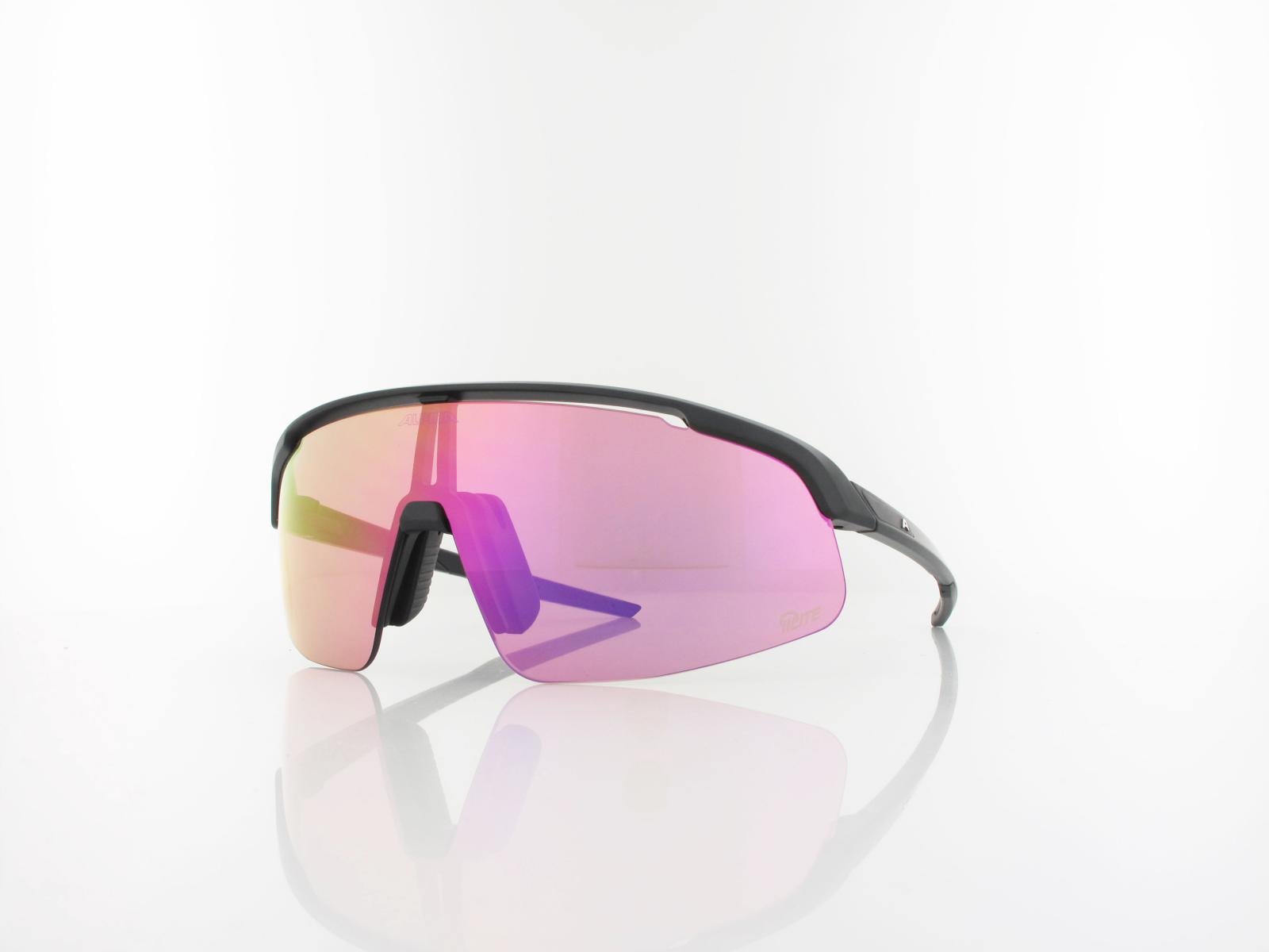 ALPINA | TURBO PRO S Q-LITE A8752 031 135 | black metallic matt / q-lite pink - pink mirror
