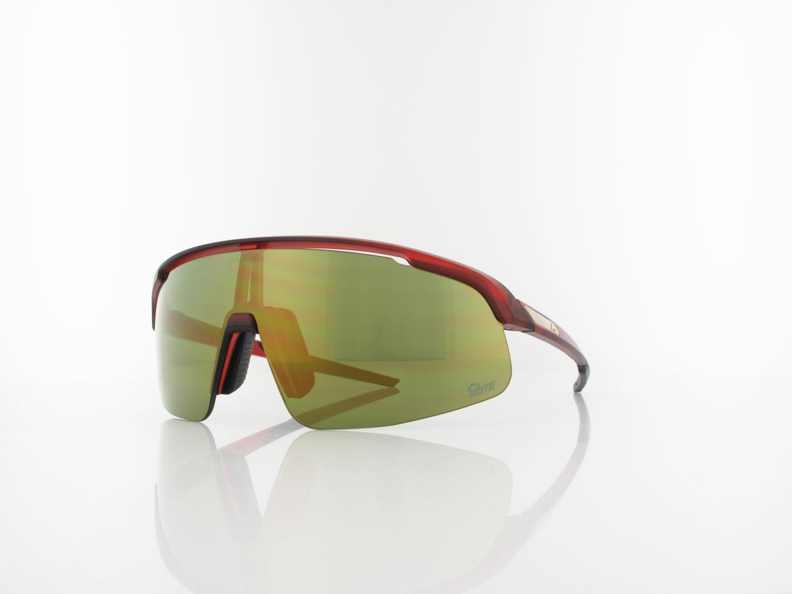 ALPINA | TURBO PRO S Q-LITE A8752 051 135 | red translucent matt / q-lite gold