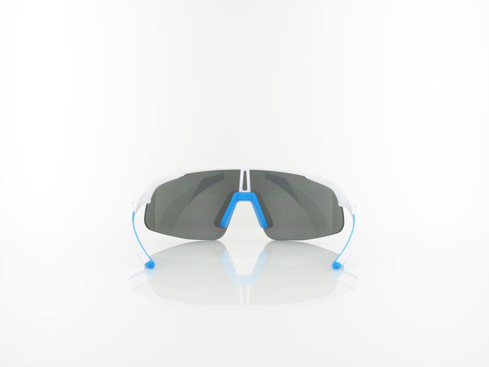 ALPINA | Turbo Pro Youth A8753 311 134 | white matt / blue mirror