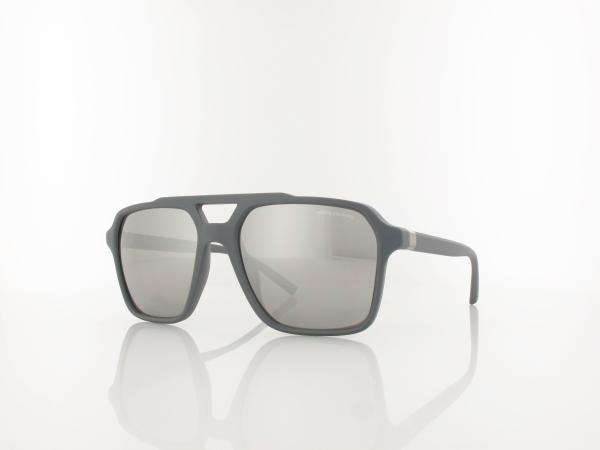 Armani Exchange | AX4166S 8400Z3 57 | matte grey / grey mirror silver polar