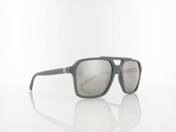 Armani Exchange | AX4166S 8400Z3 57 | matte grey / grey mirror silver polar