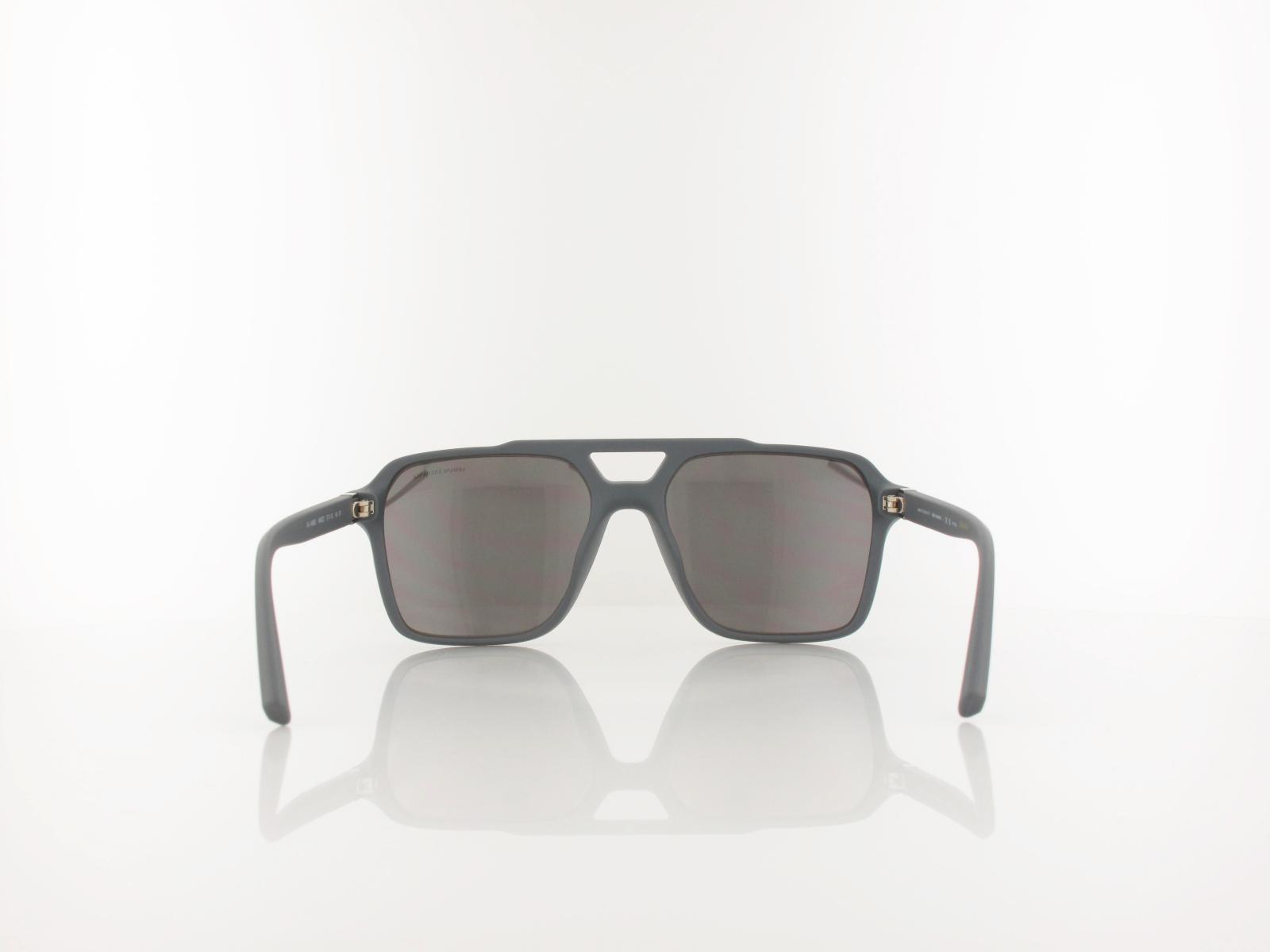 Armani Exchange | AX4166S 8400Z3 57 | matte grey / grey mirror silver polar