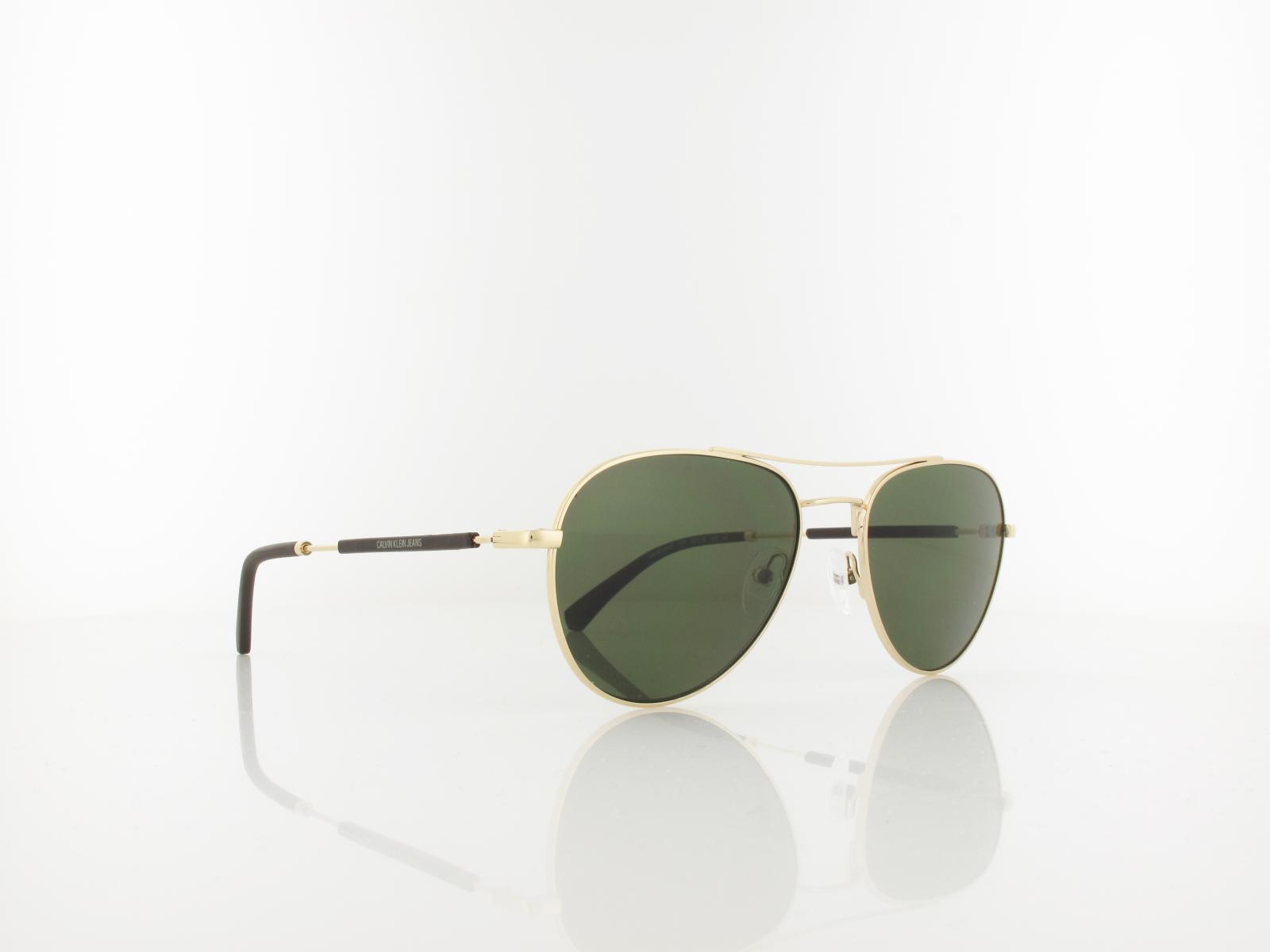 Calvin Klein | CKJ20109S 717 56 | shiny gold / green