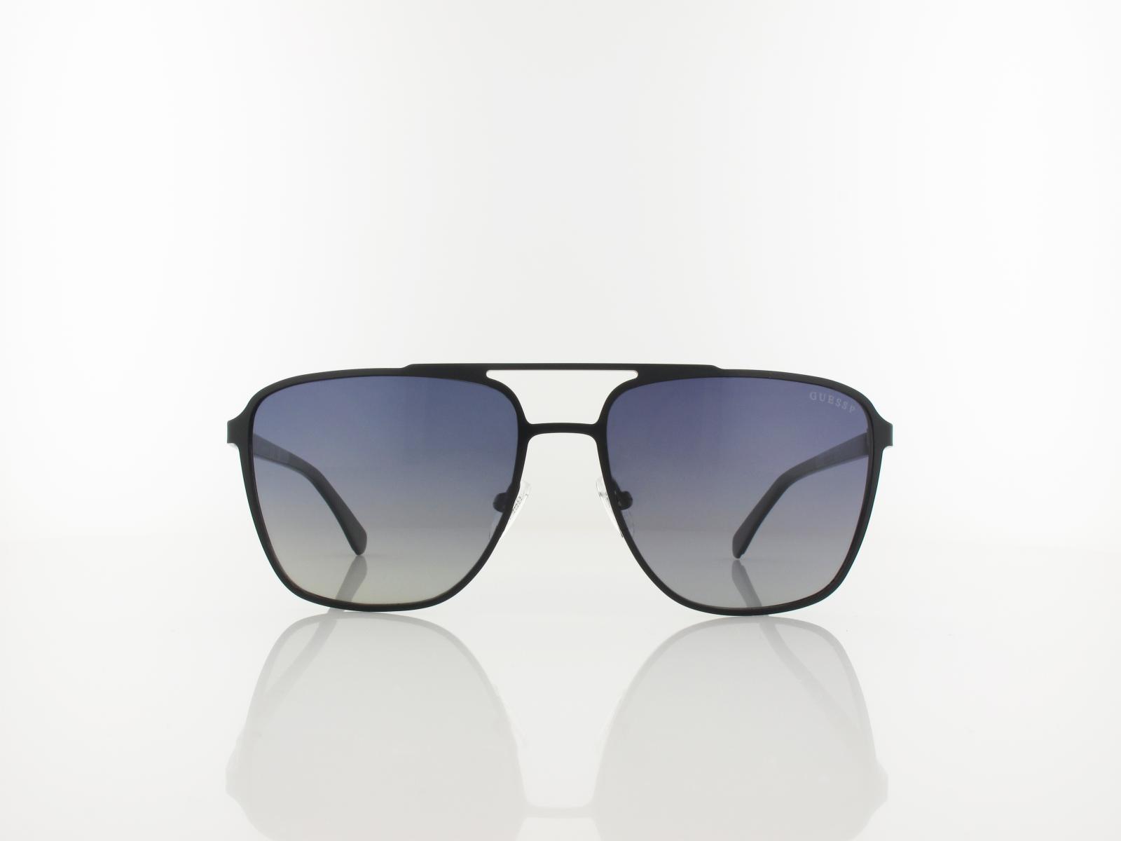 Guess | GU00210 02D 60 | matte black / smoke polarized