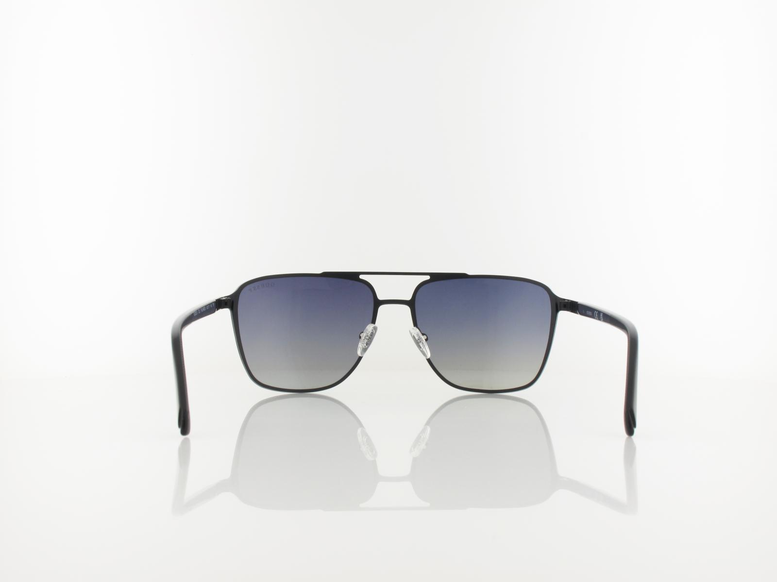 Guess | GU00210 02D 60 | matte black / smoke polarized