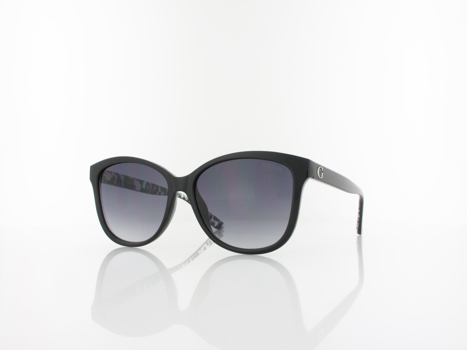 Guess | GU7828 01B 56 | shiny black / gradient smoke