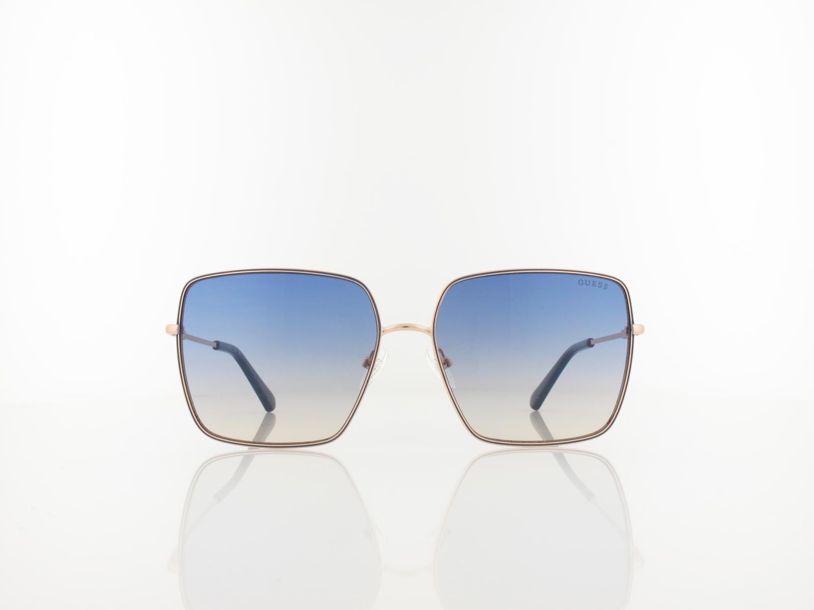 Guess | GU7866 28W 60 | shiny rose gold / gradient blue