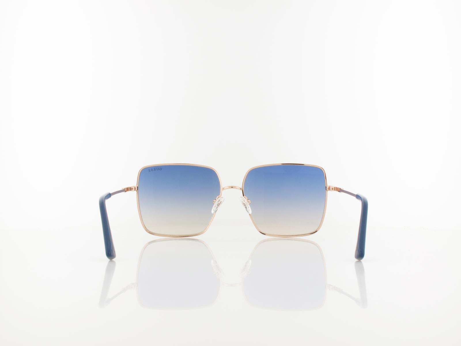 Guess | GU7866 28W 60 | shiny rose gold / gradient blue