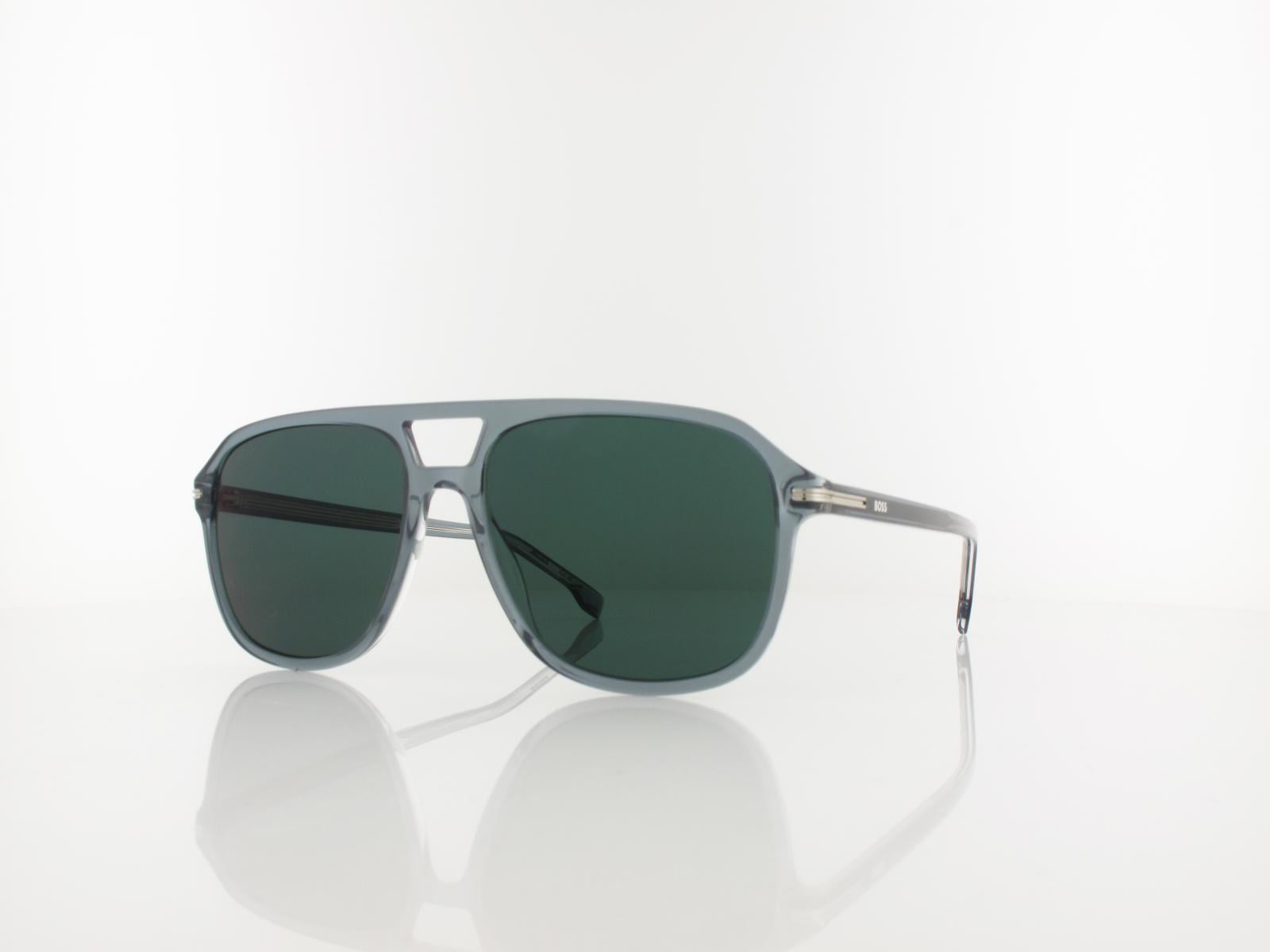 Boss | BOSS 1751/S CBL/MT 57 | grey crystal / green mirror