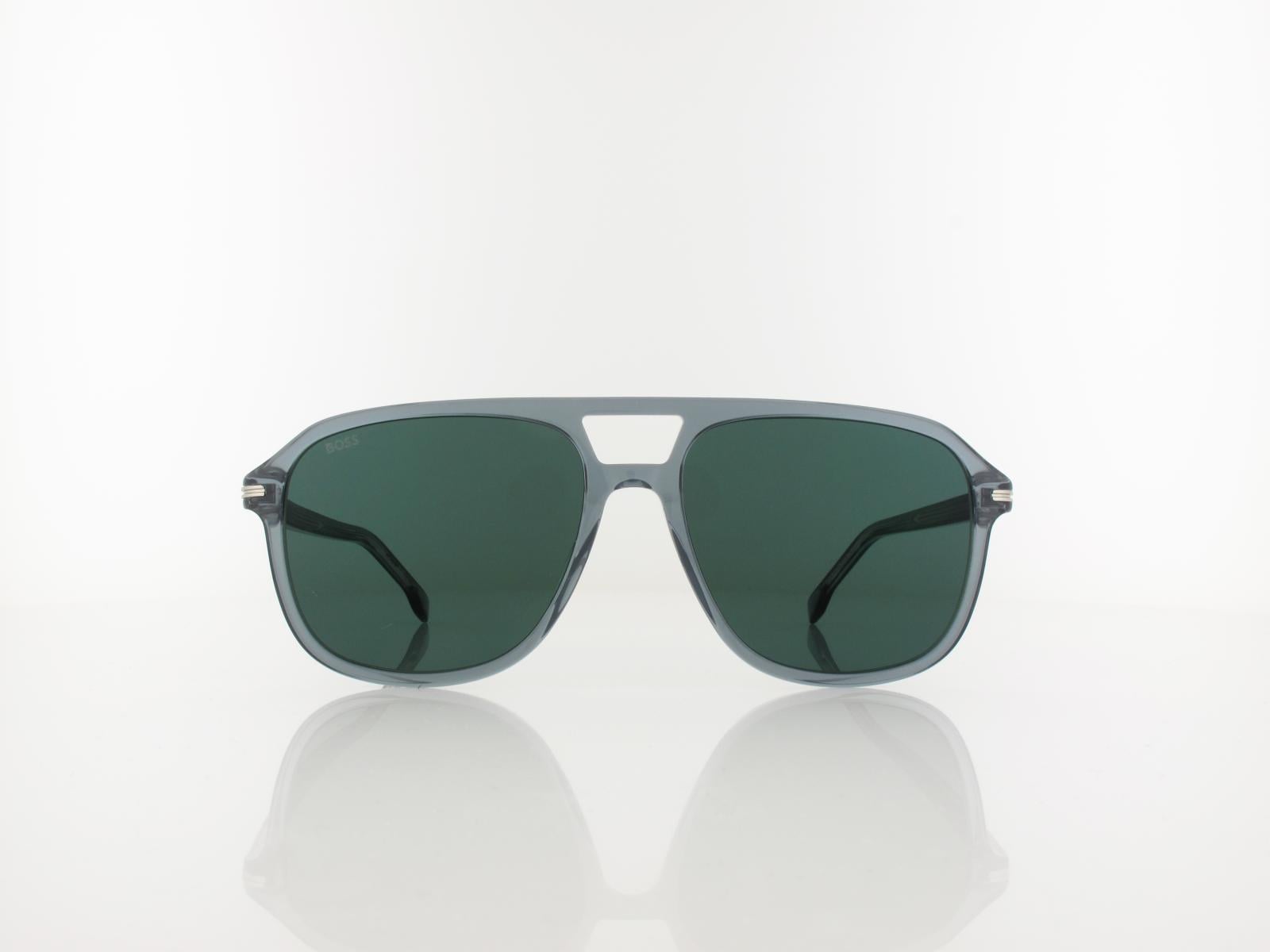 Boss | BOSS 1751/S CBL/MT 57 | grey crystal / green mirror