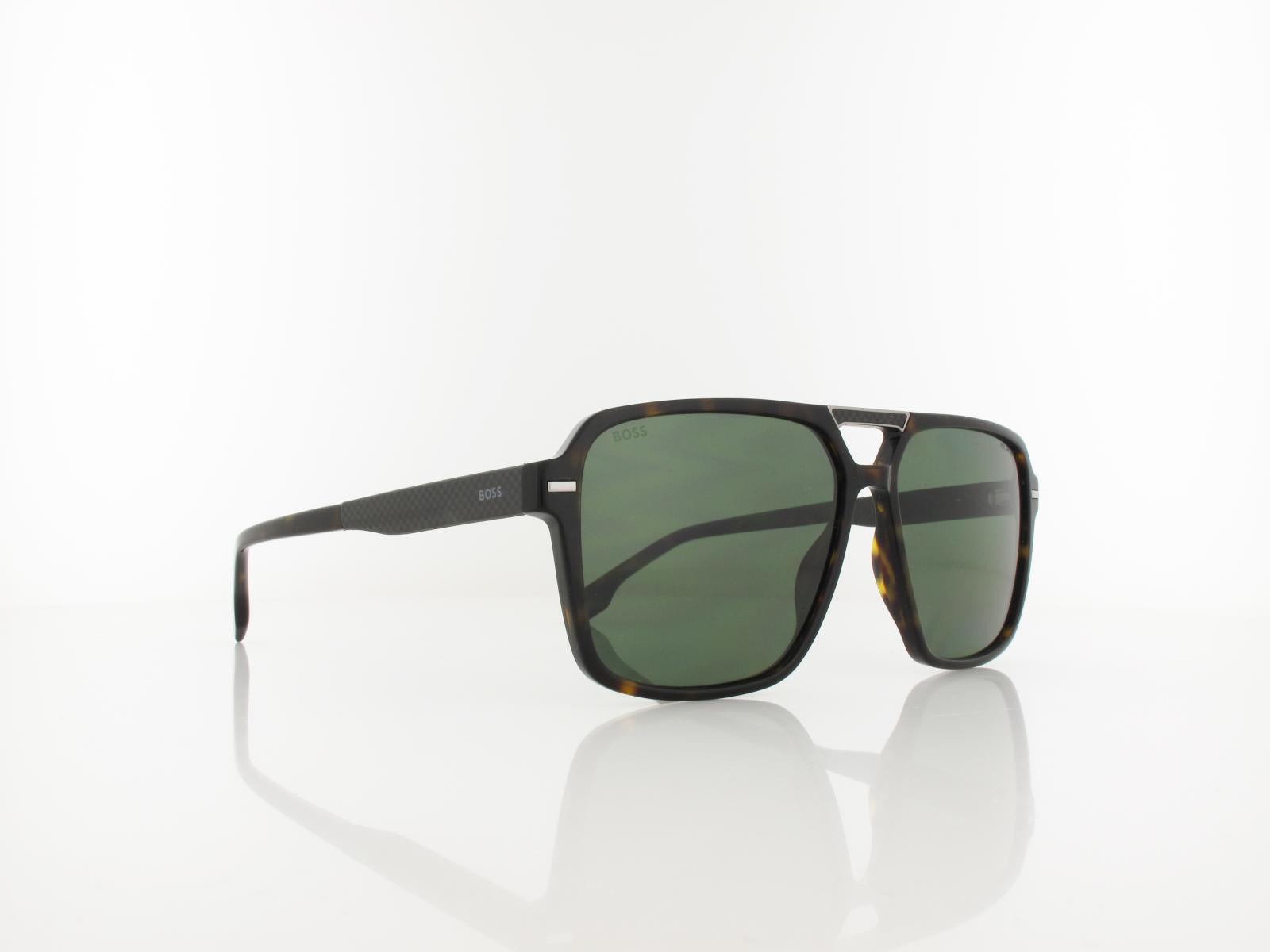 Boss | BOSS 1766/S 086/UC 59 | havana / green polarized