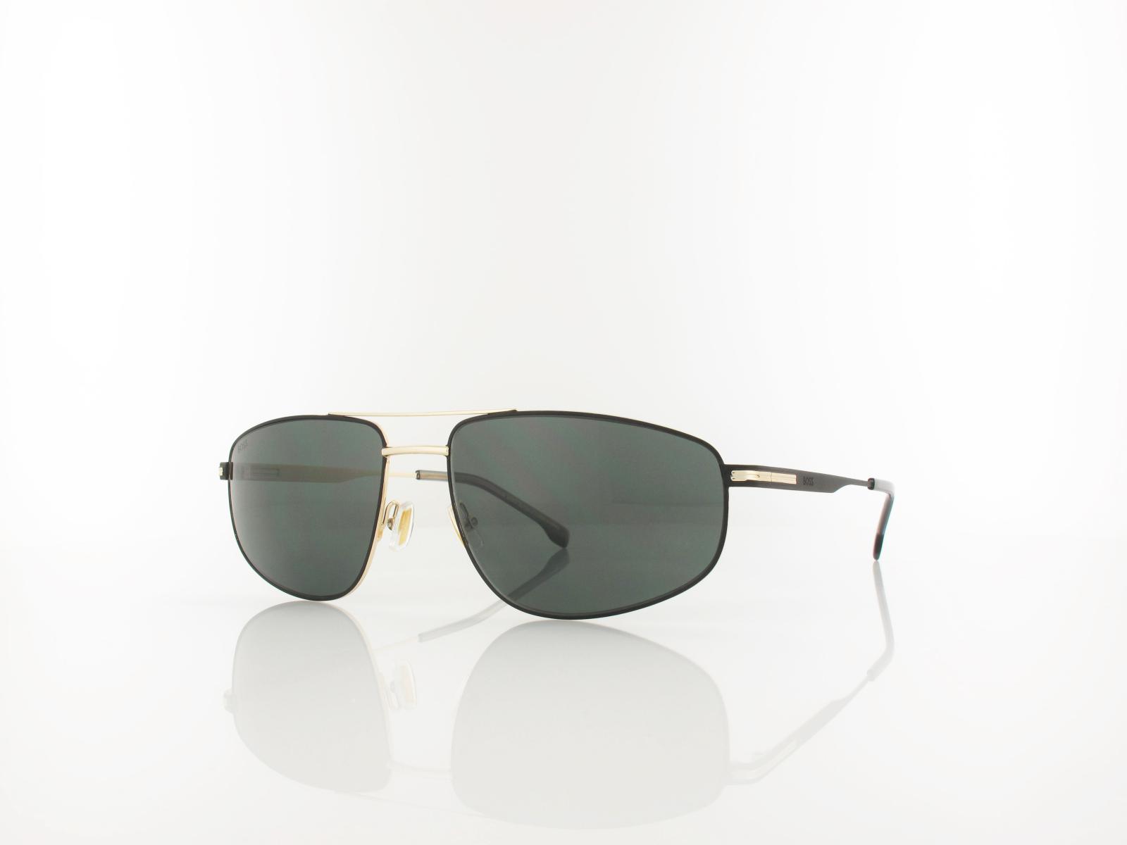 Boss | BOSS 1887/S I46/QT 60 | matte black gold / green