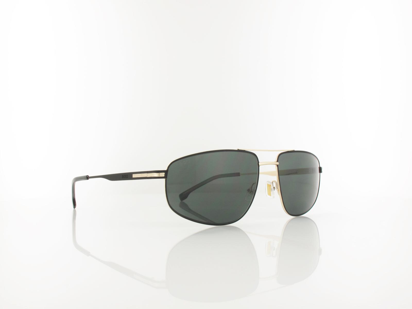 Boss | BOSS 1887/S I46/QT 60 | matte black gold / green