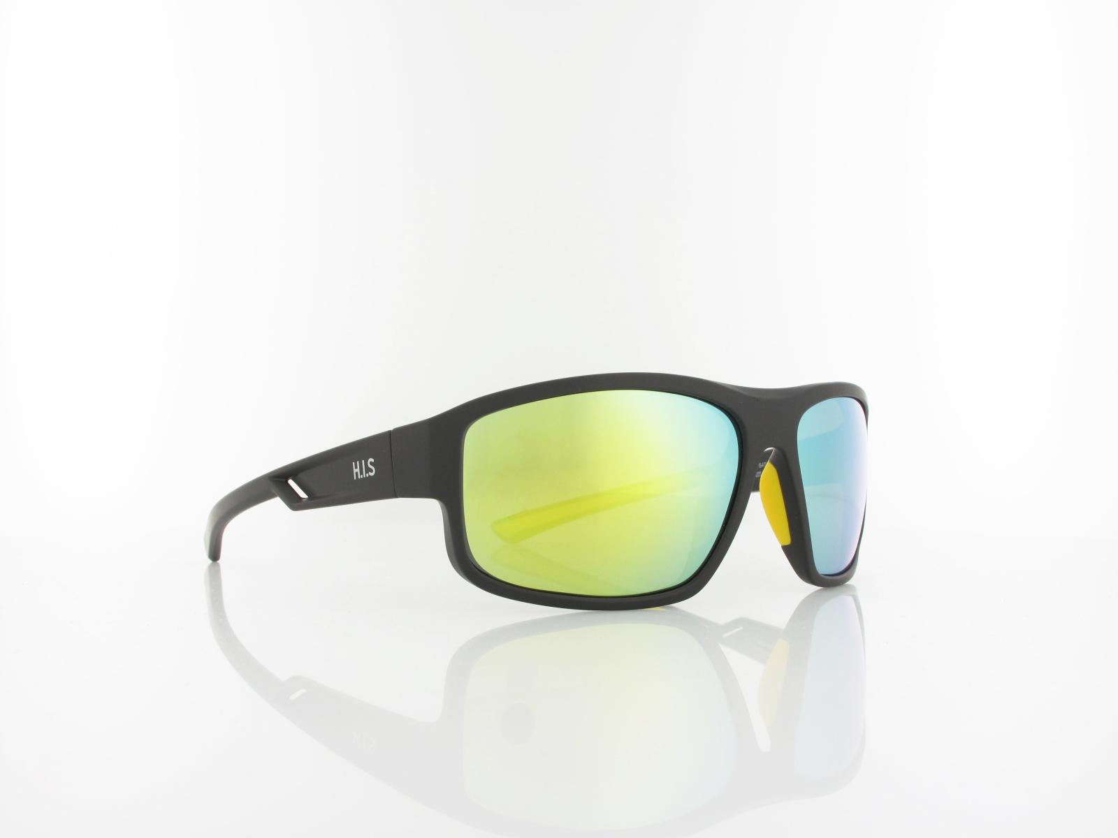 HIS polarized | HPS47105-3 62 | dark brown / smoke with yellow mirror polarized