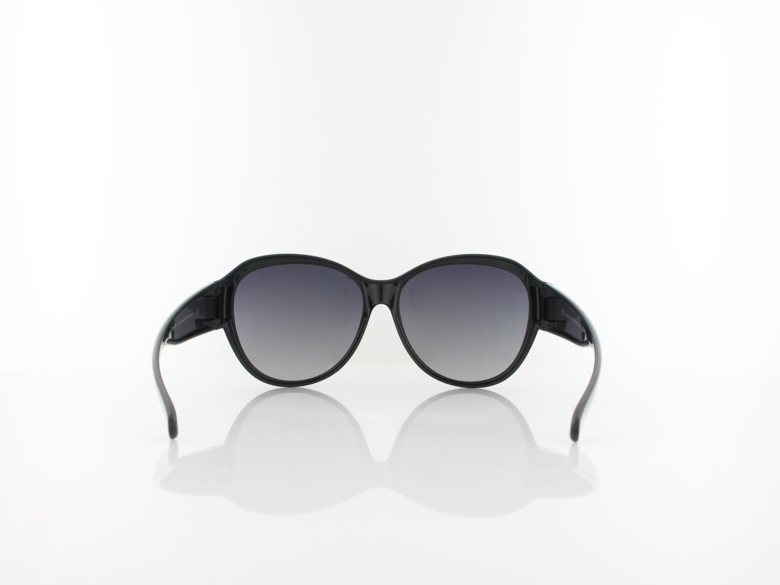HIS polarized | HPS49100-1 57 | black / smoke gradient