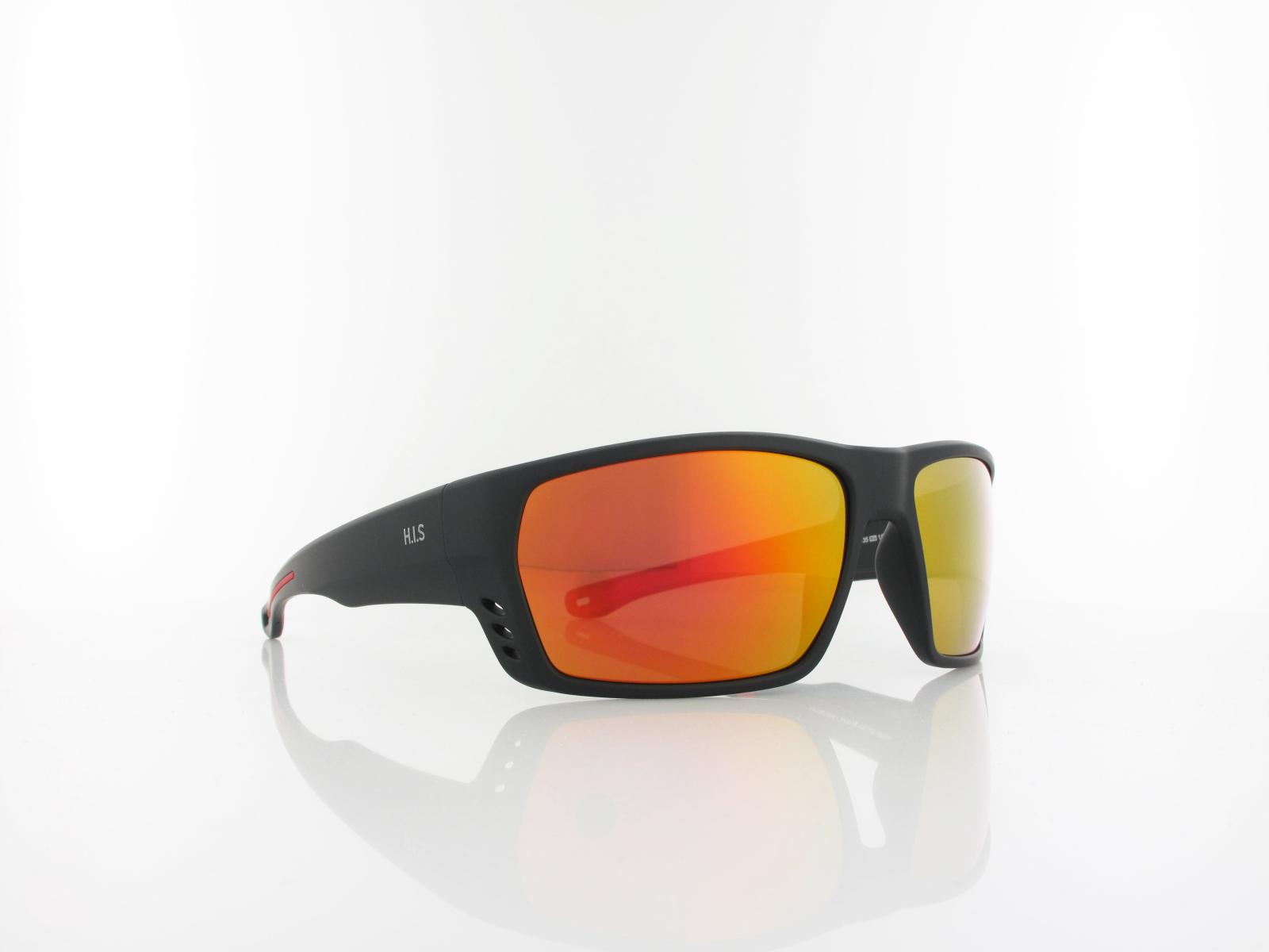 HIS polarized | HPS57105-1 64 | black / brown with red mirror polarized