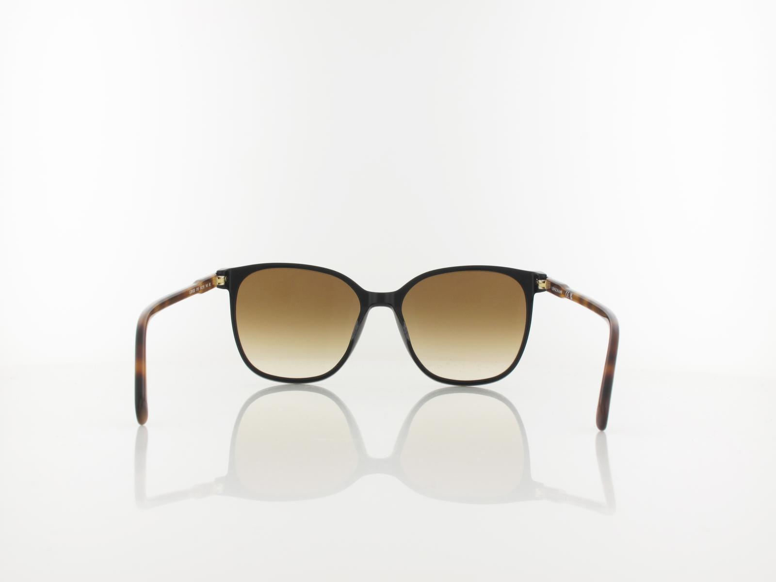 Longchamp | LO612S 010 54 | black havana / brown gradient