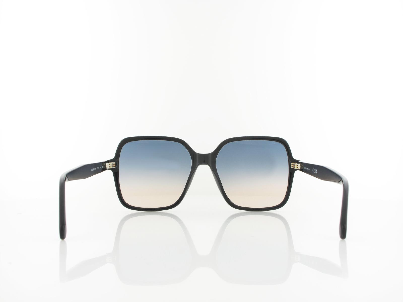 Longchamp | LO808S 001 57 | black / blue grey gradient